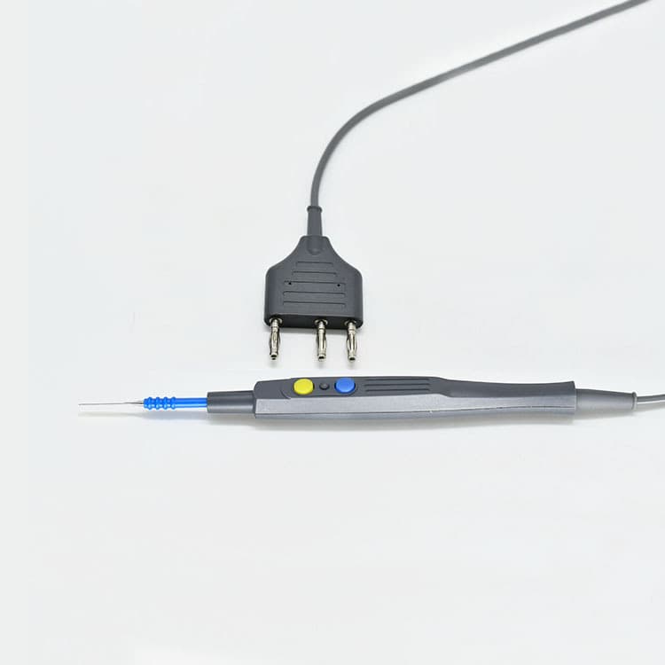 High-Temperature Resistant Reusable Electrosurgical Pencil with Hand Control