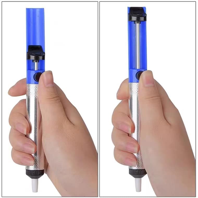 Bulk economical semi-aluminum desoldering pump, sheet metal rod desoldering pump, electronic tool kit accessories, desoldering nozzle.