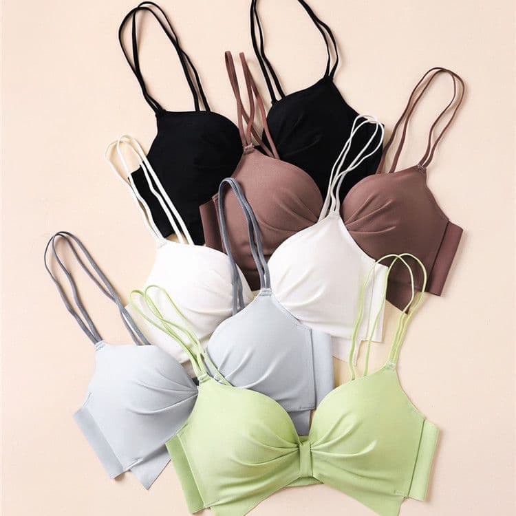 Original Girl's Breast Milk ~ Push-Up Bra for Small Breasts to Enhance Appearance. Women's Simple Wire-Free Bra Prevents Sagging and Reduces Side Fat