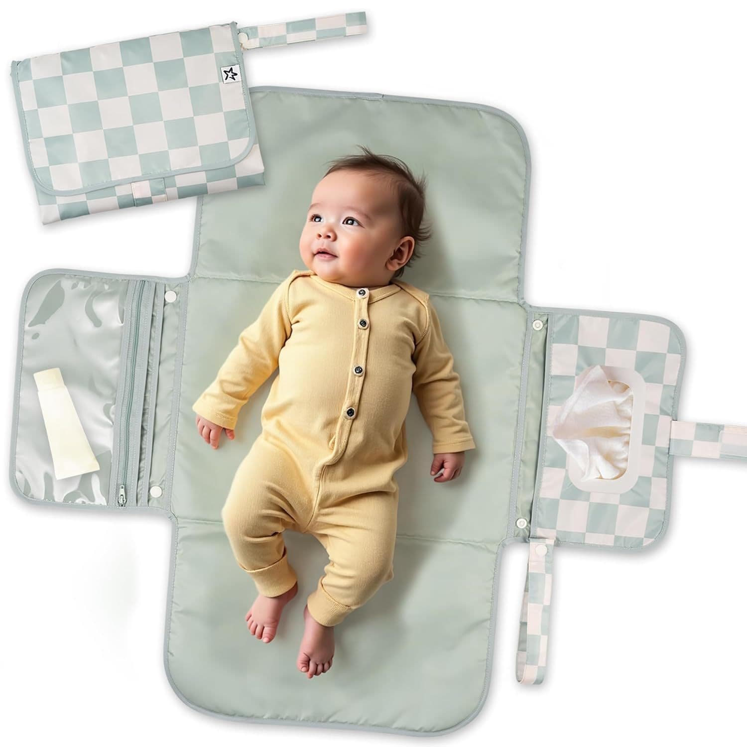 Amazon Portable Baby Changing Pad Folding Baby Changing Table Waterproof Changing Pad Maternal and Infant Diaper Bag