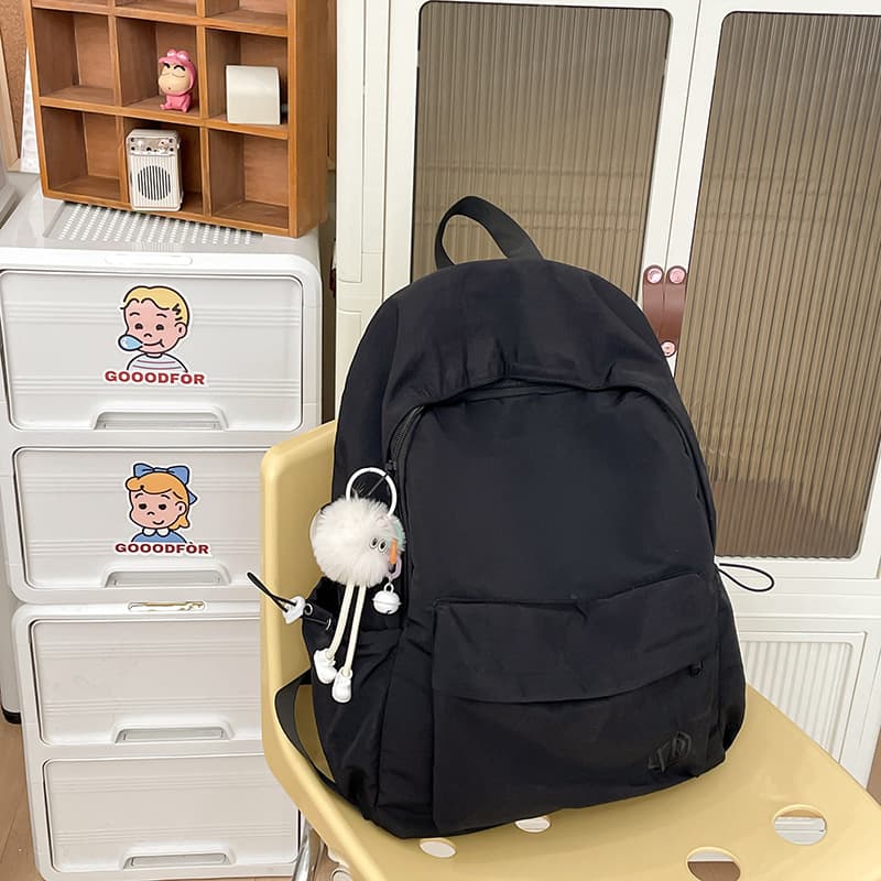 New Large Capacity Backpack for Women, Middle School, High School, and College Students, Fashionable Simple Casual Travel Backpack for Men