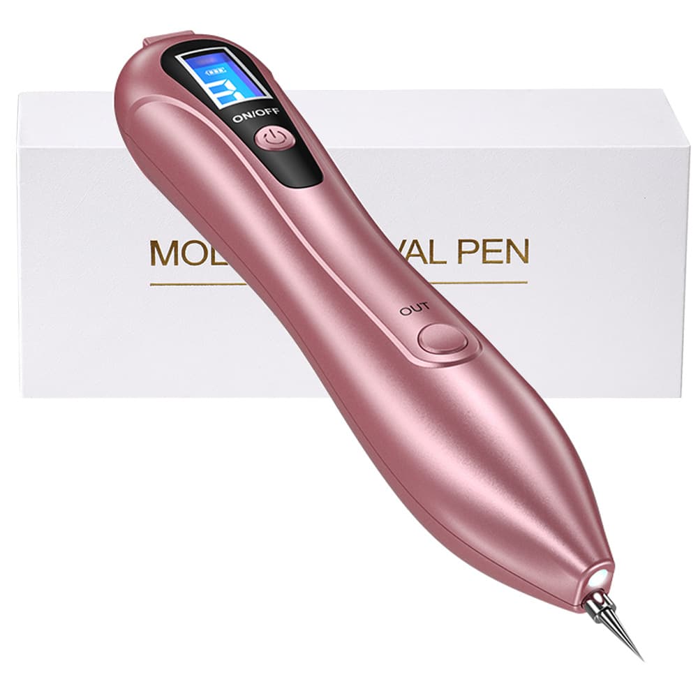 Foreign Trade Hot Seller USB Rechargeable Plasma Pen, Upgraded Blue Light LCD Digital Display Mole Removal Pen, Spot Scanning Pen for Facial Management