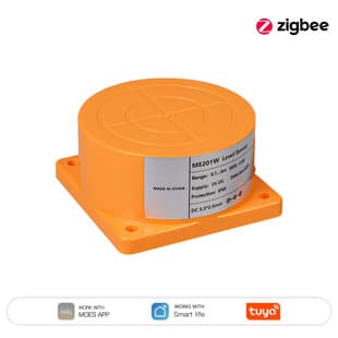 ZIGBEE European High Precision Ultrasonic Water Level Meter Smart Home Device Water Level Measurement and Tank