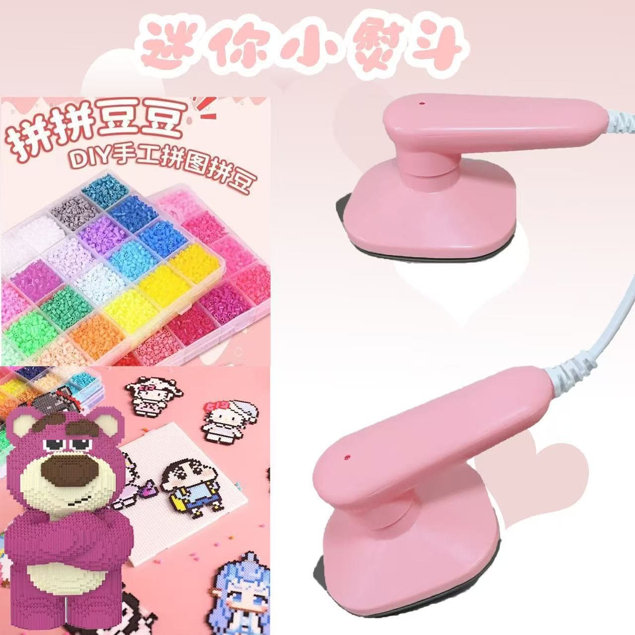 Mini Perler Bead Iron for DIY Student Dormitory Rhinestone Crafts