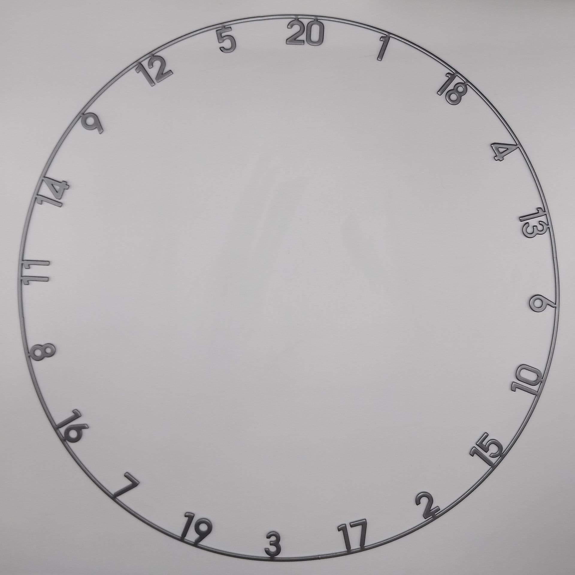 Direct sales of dart accessories: replaceable metal scoring rings with numeric inserts for dartboards.