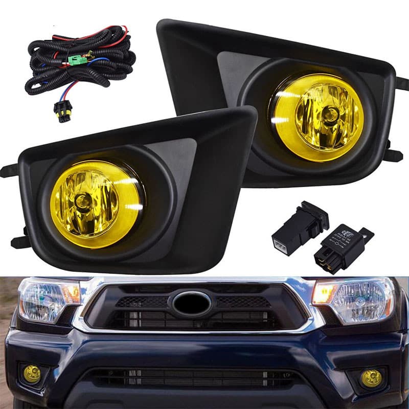 Fog Light Assembly Kit with Daytime Running Lights for Toyota Tacoma 2012-2015