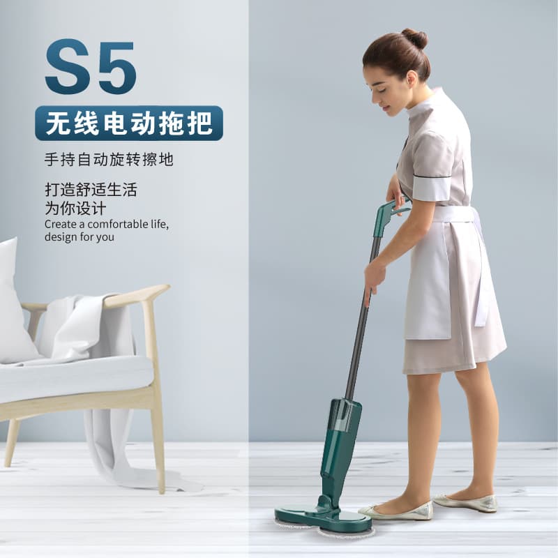Cross-border electric mopping machine, household wireless water spray and humidification, handheld mopping and sweeping all-in-one machine, mop and household appliances wholesale