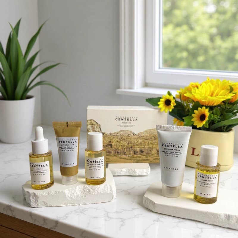 Cross-border Exclusive SKIN1004 Centella Asiatica 5-Piece Set CENTELLA Soothing Repair Cream Serum Skin Care