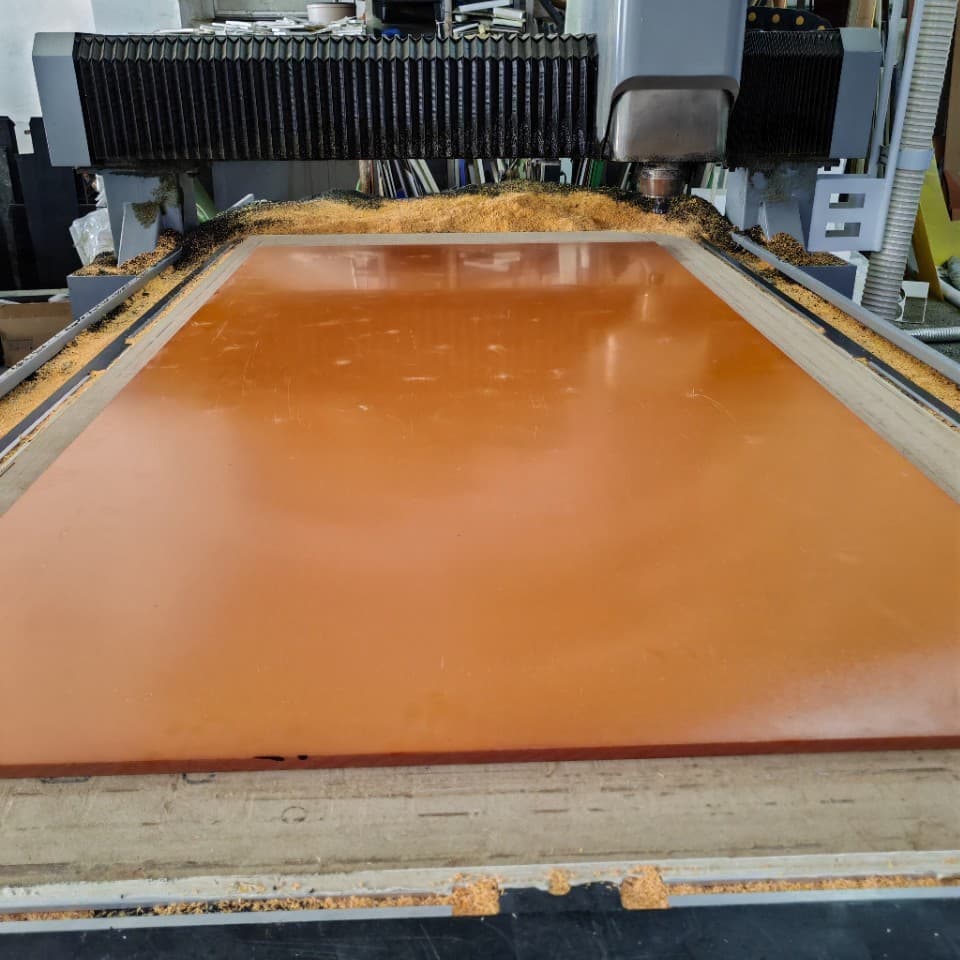 Orange Bakelite Board Black Anti-static Insulation Plate Distribution Box Jig Fixture Base Plate CNC Machining High Temperature Resistant