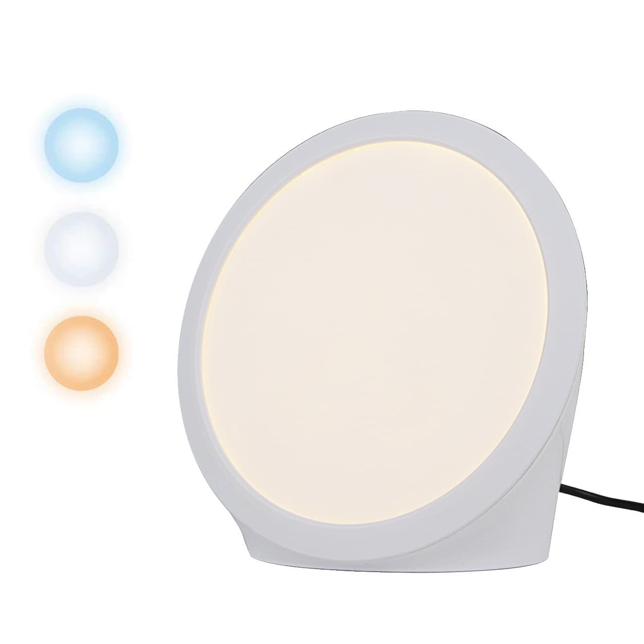 2026 new bionic solar energy lamp SAD therapy lamp button mini round phototherapy lamp sad phototherapy lamp