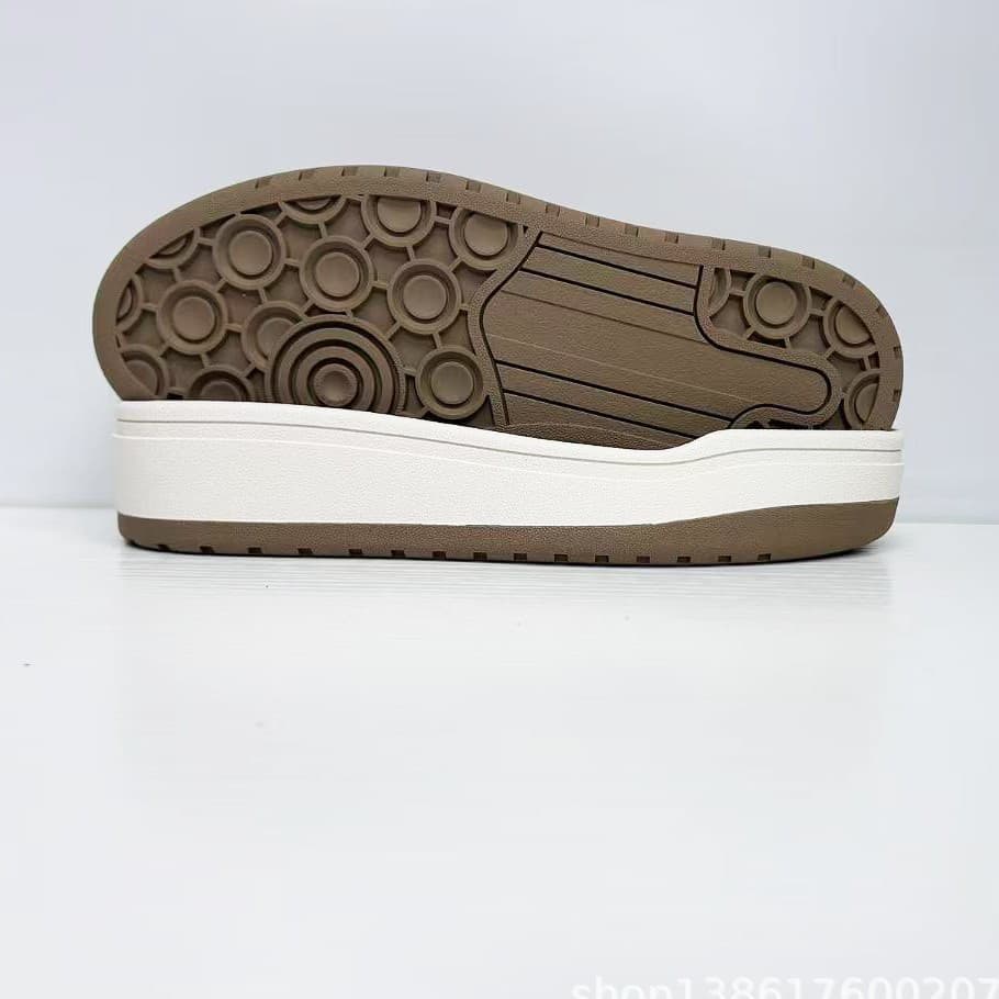 Guangzhou rubber sole factory direct wholesale dual-color rubber skate soles, trendy soles, RB material wear-resistant anti-slip thick soles
