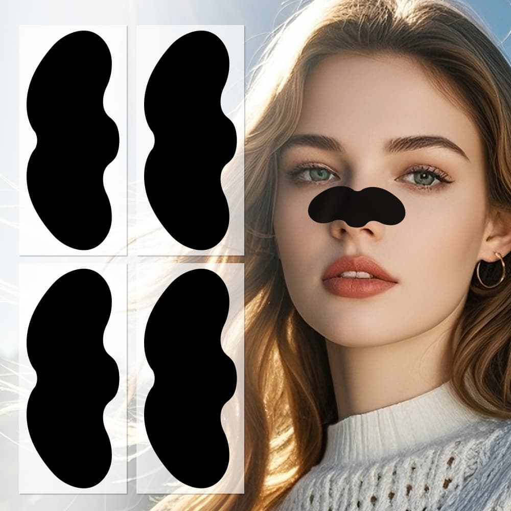 Cross-Border Trade Amazon Dropshipping Pig Black Nose Tip Sticker Bamboo Charcoal Blackhead Nose Mask Peel-Off Nose Mask