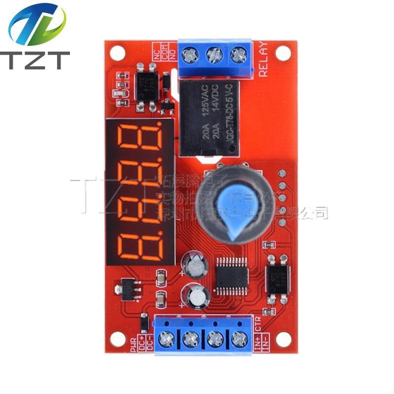 Delay Time Relay Module 5V12V24V Programmable Optocoupler Isolation Pulse Cycle Power Off Trigger