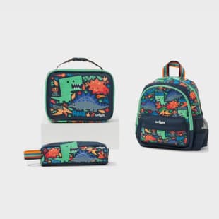 Australian Smiggle Mini Small Size Backpack, Baby Cartoon Dinosaur Double Shoulder Bag, Kindergarten Casual Backpack