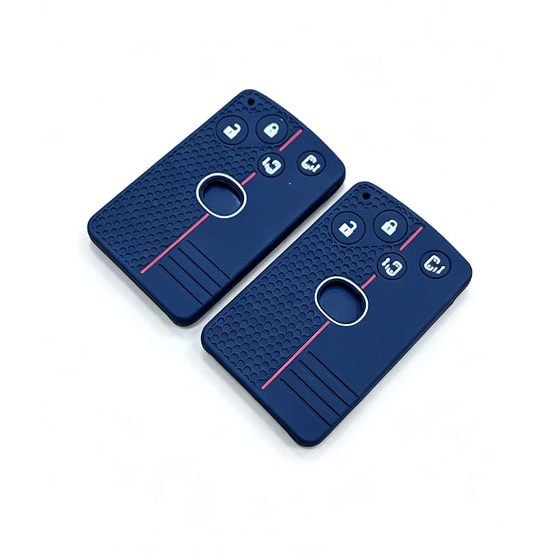 Compatible with Mazda MX5 Honeycomb Pattern Remote 4-Button Silicone Card Key Case, Mazda6 Mazda5 CX-7 Key Cover