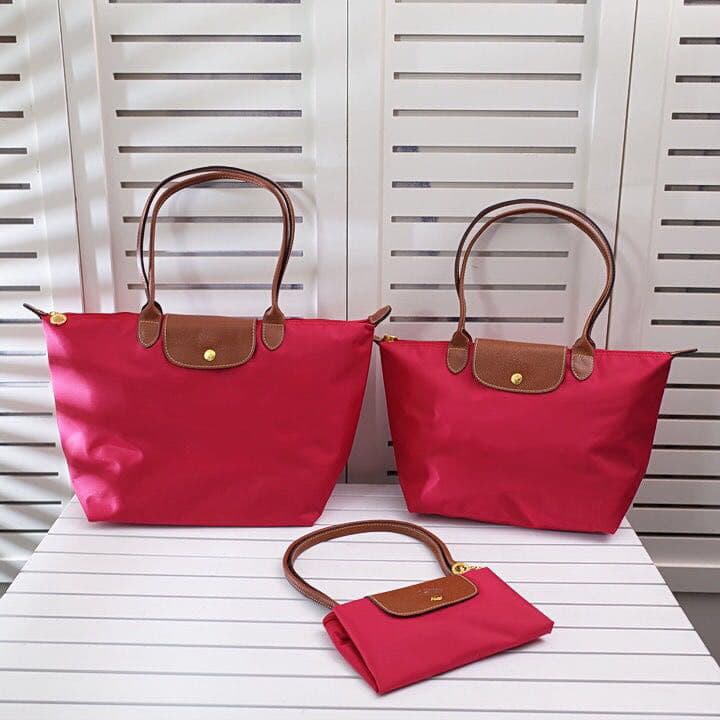 In stock, cross-border style, Oxford cloth foldable large capacity dumpling bag, handbag, shoulder bag, large bag, women's shopping bag