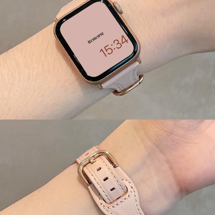 Replacement Leather Slim Waist Style Watch Band Strap for Huawei Watch Fit 4/4 Pro and Watch Fit 3, Women's Wristband