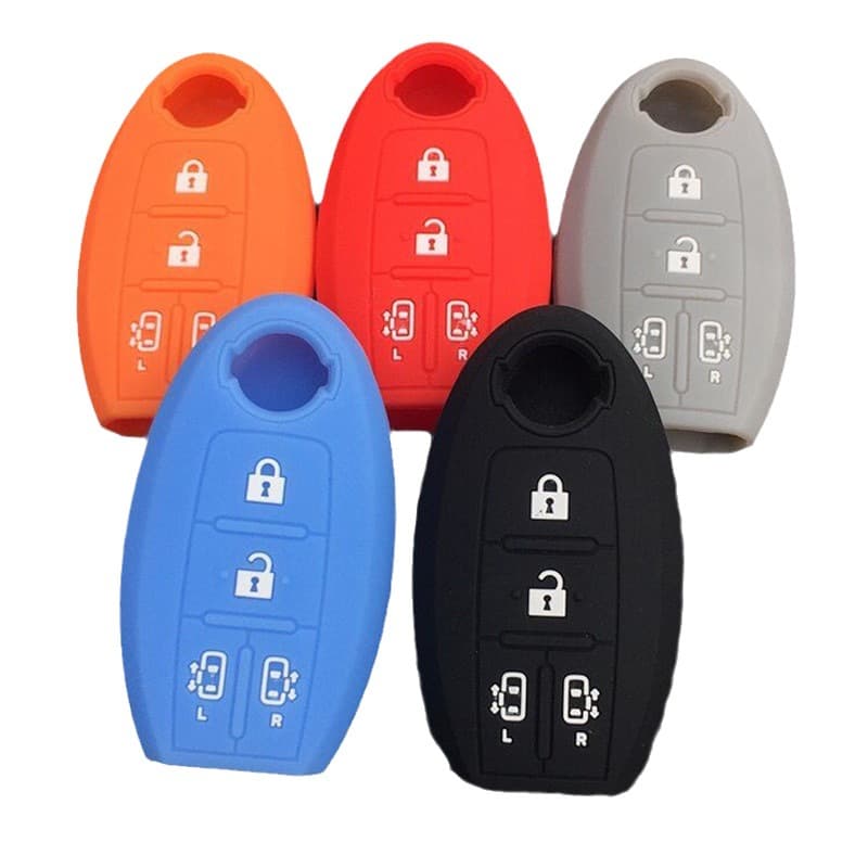 Suitable for Nissan Guishi remote control key case Nissan Quest car key silicone protective cover