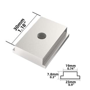 Woodworking Slot Slider M8T Screw M8 Nut T-Slider Handle for T-Slot Track