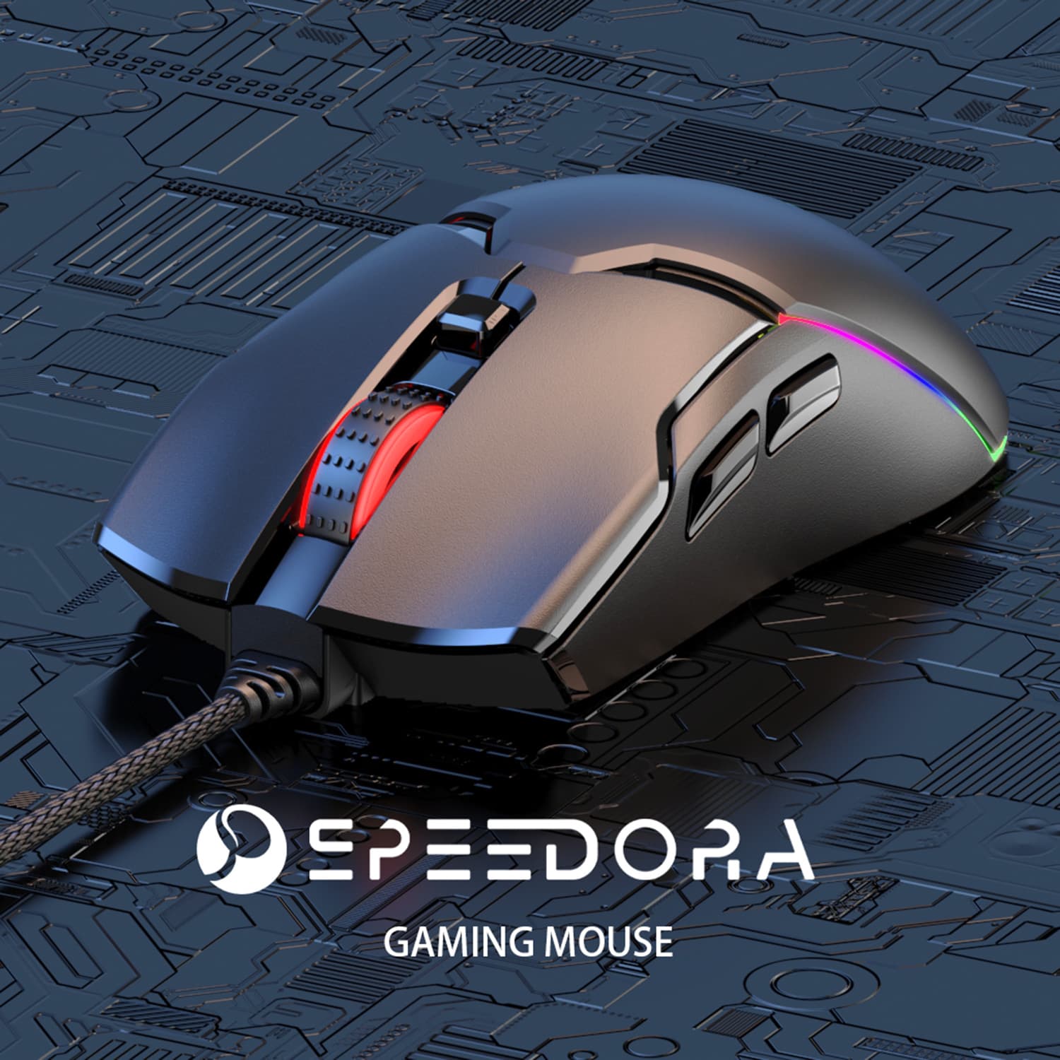 SPEEDORA wired single mode gaming mouse usb chicken csgo notebook