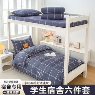 Winter Quilt 6-Piece Set, Spring/Autumn/Winter Quilt Core, Student Dormitory Single Bed Set, All-Season Universal Quilt Set