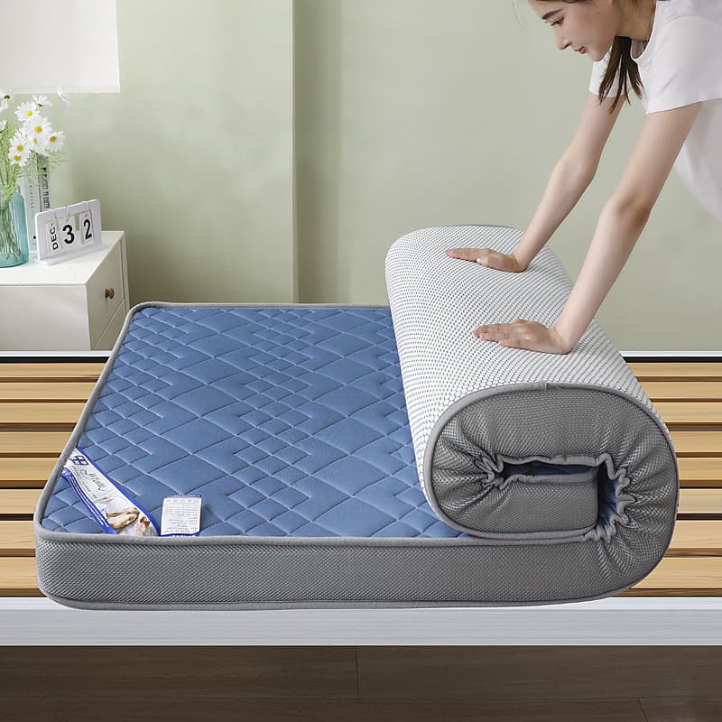 Class A Memory Foam Latex Mattress Thick Pad for Student Dorm, Soft Tatami Mat for Home Use, Single/Double Soft Cushion