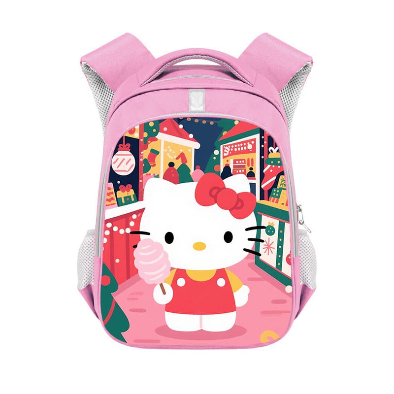 helloketty Christmas children's schoolbag kindergarten cute cartoon backpack casual burden-reducing student backpack