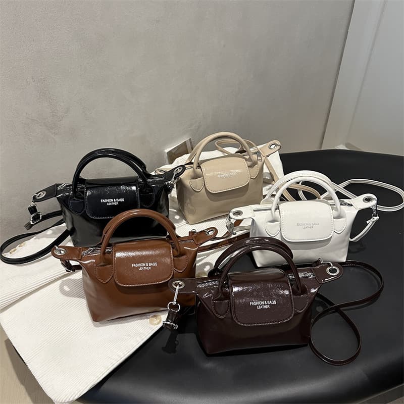 Wholesale Korean Style Simple Handheld Small Square Bag Women's Bag 2025 Summer New Style Light Luxury Shoulder Bag Commuter Crossbody Bag