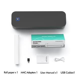 HD Mini Thermal Printer with Bluetooth, Inkless Mobile Office, Tattoo Transfer, Portable A4 Printer for Cross-Border Use