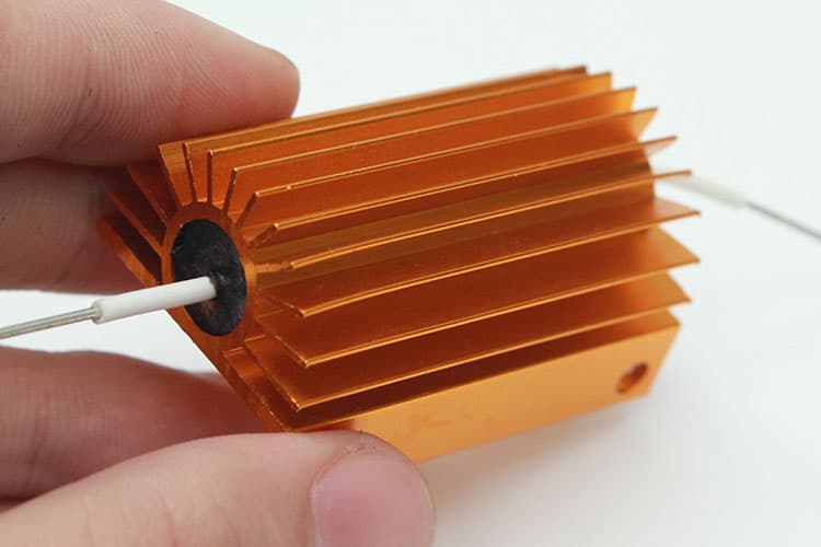 Vertical Metal Divider with Heat Dissipation Soft Feet Aluminum Shell Resistor 50W 4.7 6.8 8.2 12 15R Ω