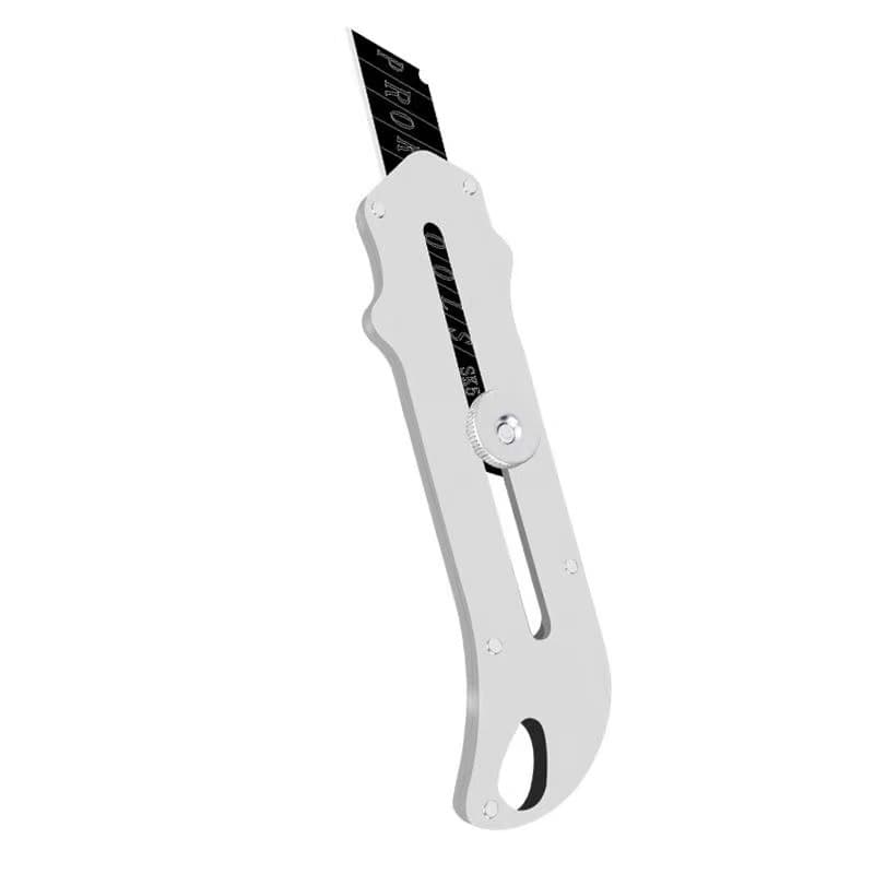 Factory Wholesale Stainless Steel Utility Knife 18mm All-Steel Wallpaper Cutter Heavy-Duty Thickened Industrial Paper Cutter Knife