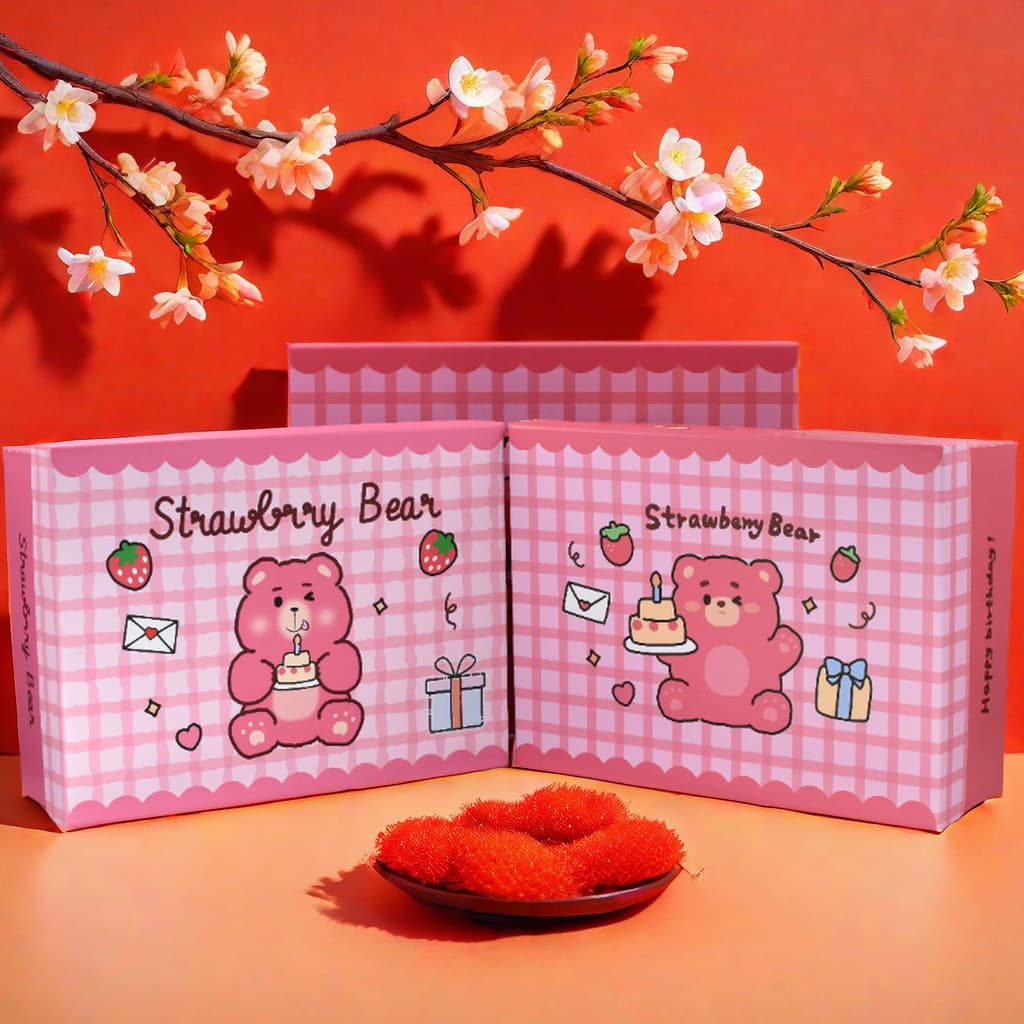 In Stock Premium Gift Box for Women Creative Birthday Box Cartoon Style Rectangular Packaging Empty Large Size