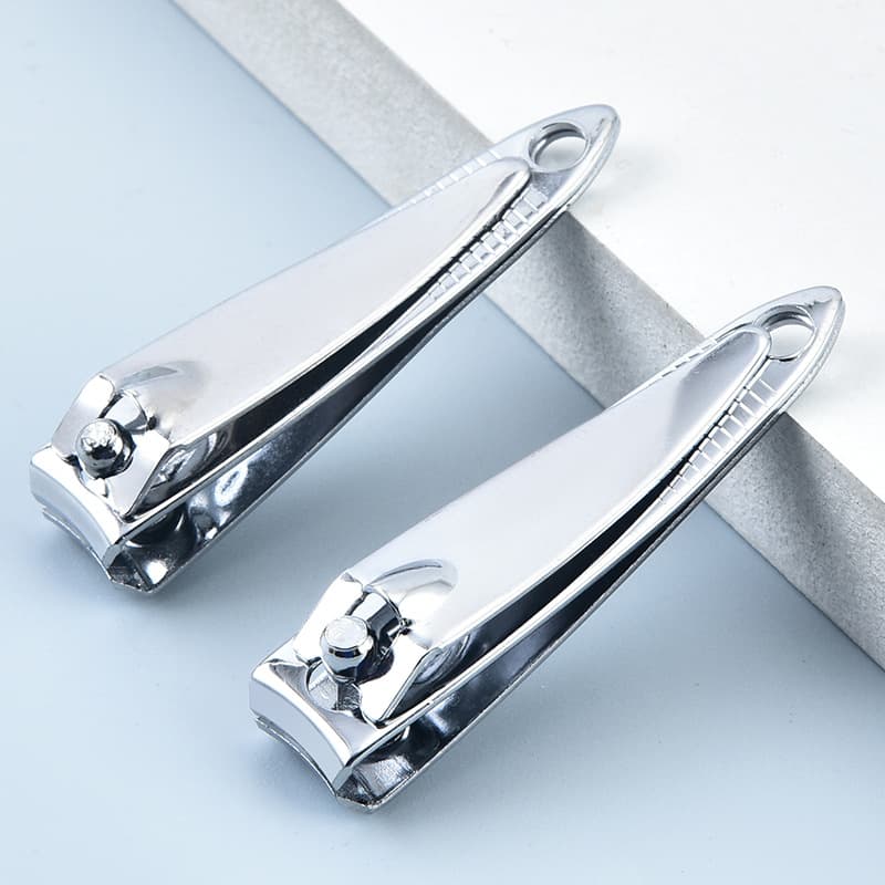 Manufacturer wholesale stainless steel nail clippers small single-pack household nail clippers manicure tools manicure nail scissors
