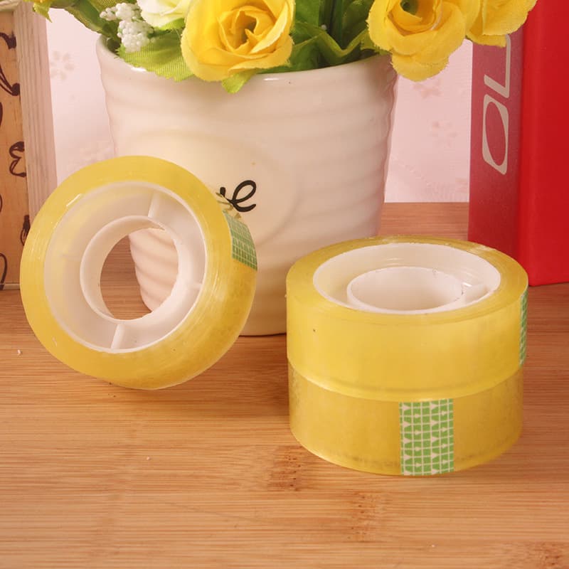 Drop Shipping Office and Educational Supplies, Transparent Tape, Clear Adhesive Tape, Student Stationery Tape Wholesale