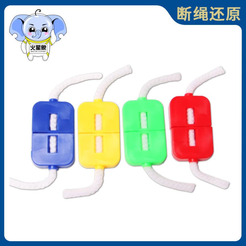 Broken rope restoration Broken rope restoration Rope magic Children's close-up magic props