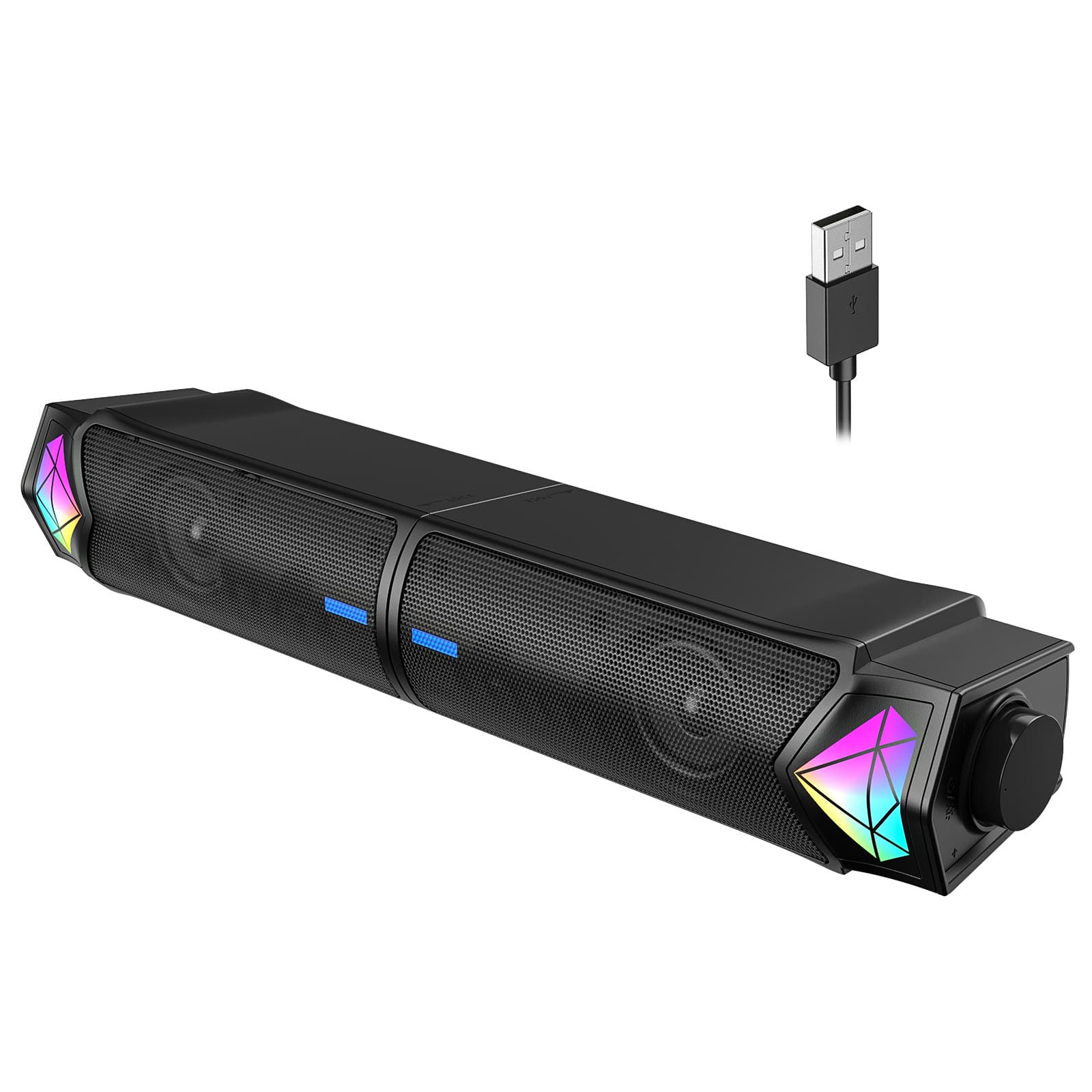 Cross-border New Product ONIKUMA L1 Audio Speaker Subwoofer Desktop Sound System, USB Wired Heavy Bass Mini Speaker