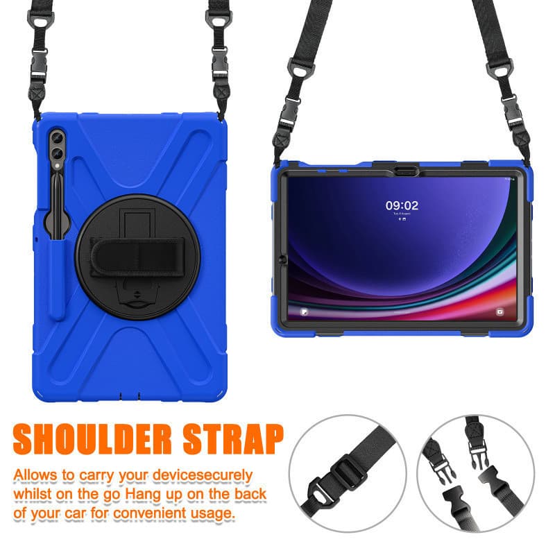Suitable for Samsung S10Lite tablet protective case Tab S10FE 11-inch S9 protective case hand rest anti-fall bracket