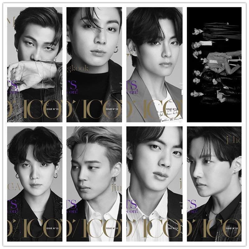 fd BTS DICON magazine photo poster wall painting wall sticker dormitory wall painting