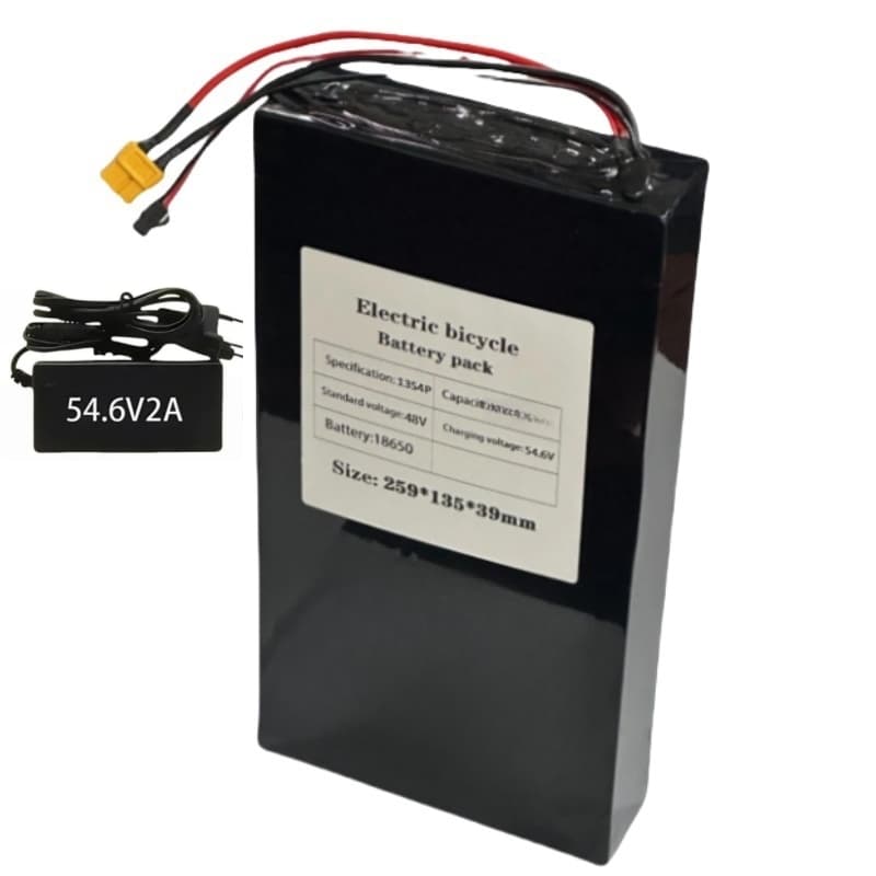 48V 50000mAh 18650 lithium battery pack electric bicycle battery pack large capacity with BMS protection