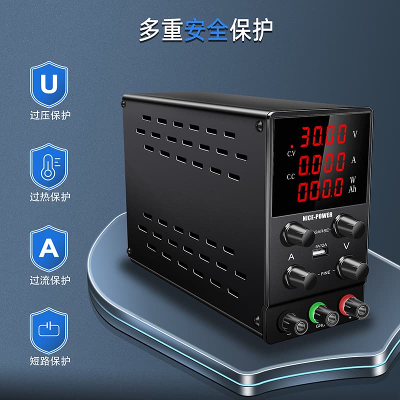 Adjustable DC Regulated Power Supply SPS3010 Laptop Repair 30V 10A Switching Power Supply RUZIZAO