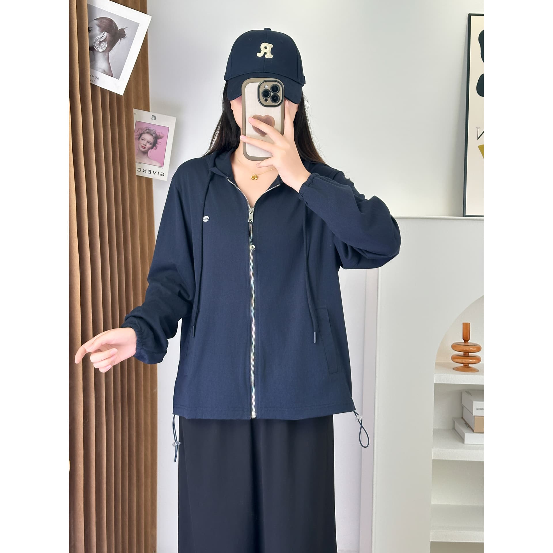 New Summer Plus Size Casual Simple Lightweight Logo Sun Protection Jacket 200 lbs Fat MM Versatile Hoodie Coat 7211