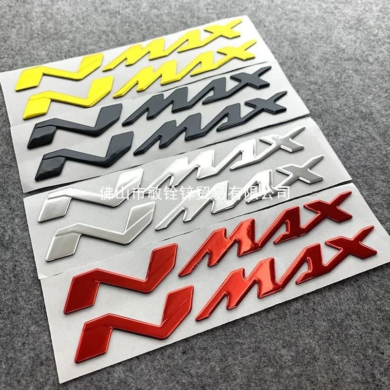 XMAX Motorcycle Sticker Yamaha Motorcycle Logo Emblem Sticker 3D Soft Rubber Decal Body Decoration