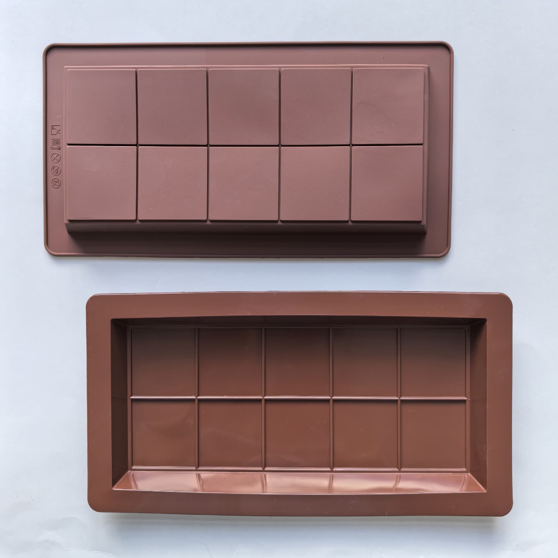 Silicone Deep Chocolate Bar Mold, for Dubai Rectangular Chocolate Bar Cake Baking Mold 784
