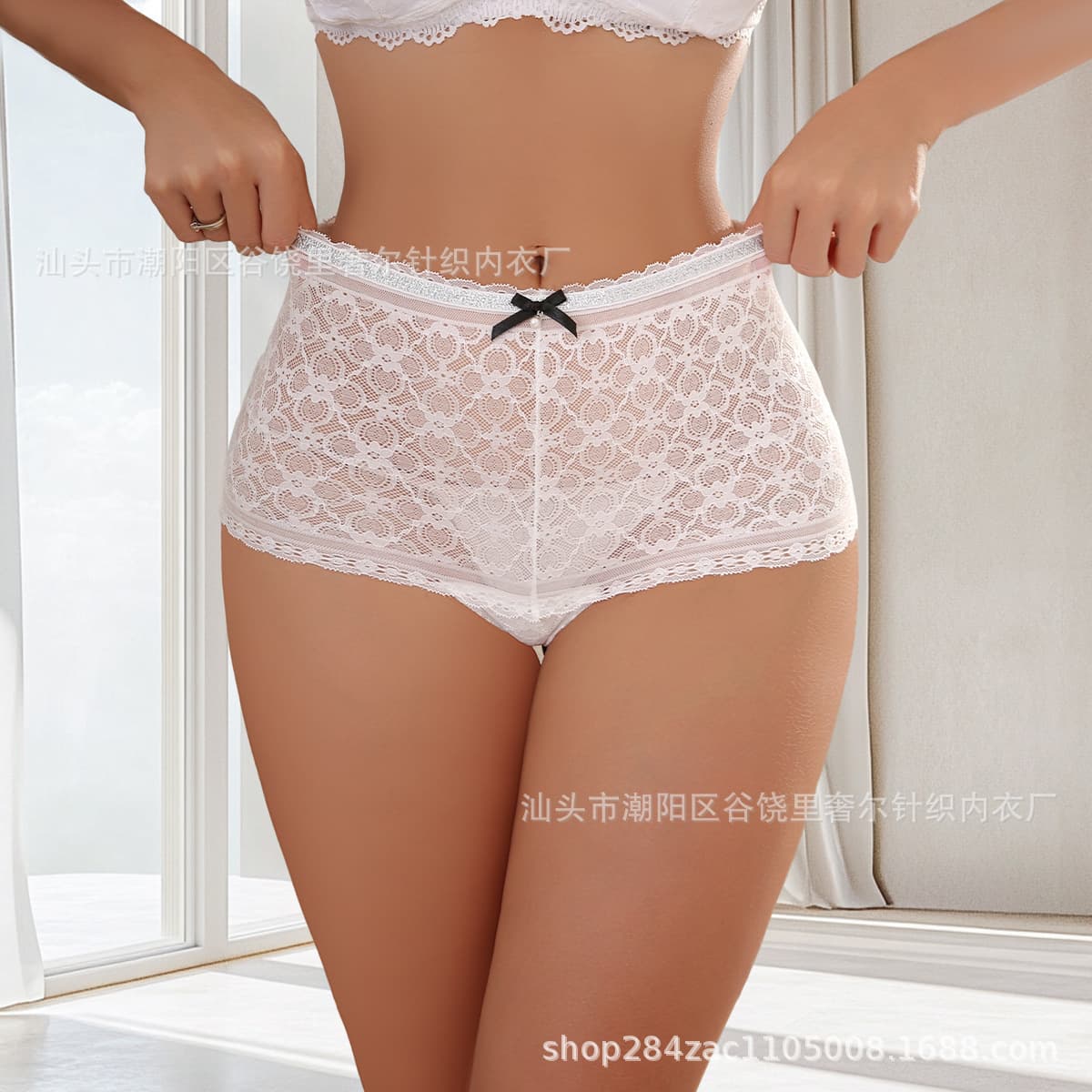French Sweet Style Women's Underpants Amazon Cross-border Hot Selling Women's Boxer Shorts European and American Digital Print Women's Pants