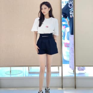 Wang Family wang25SS Shorts Commuter High Street European American Old Money Style Summer New Season Nanyou High Quality
