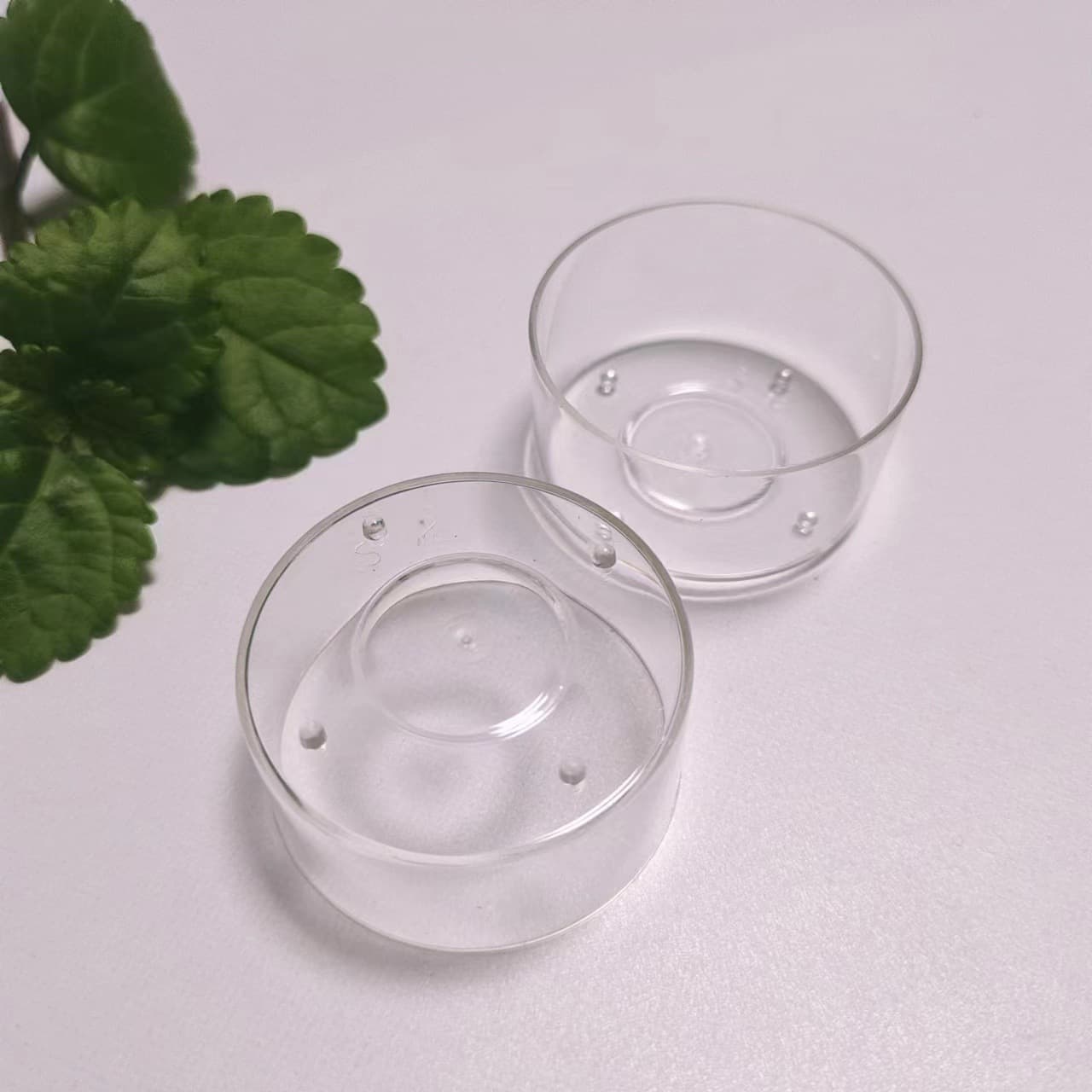 Tianjin flame-retardant tea light empty shell European-style burnable four-hour export PC plastic candle cup PC cup candle holder