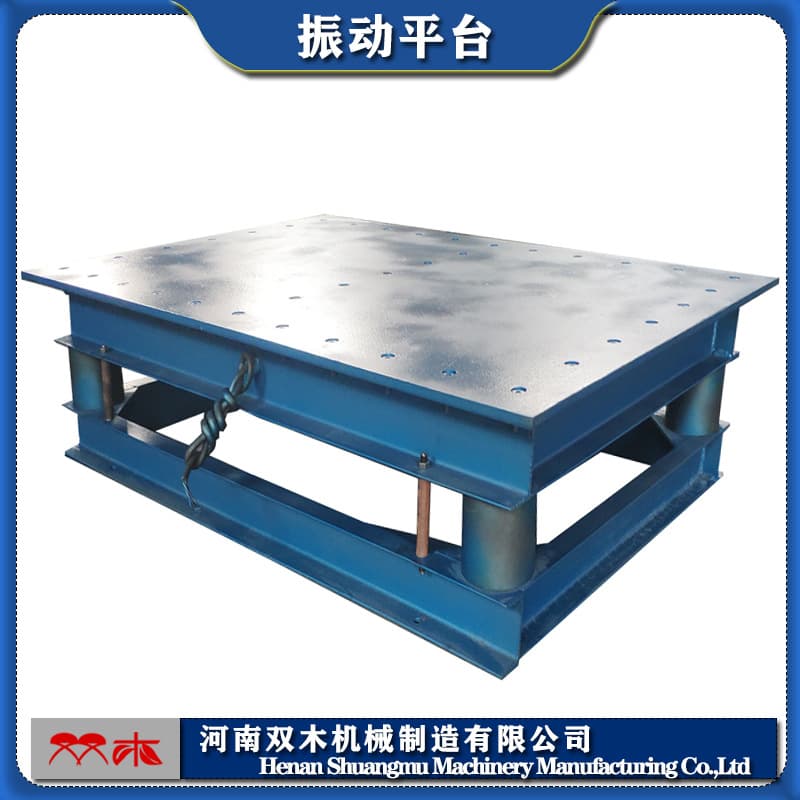 Concrete Vibration Table, Two-Dimensional Platform for Compacting Twisted Block Molds, Various Sizes Available