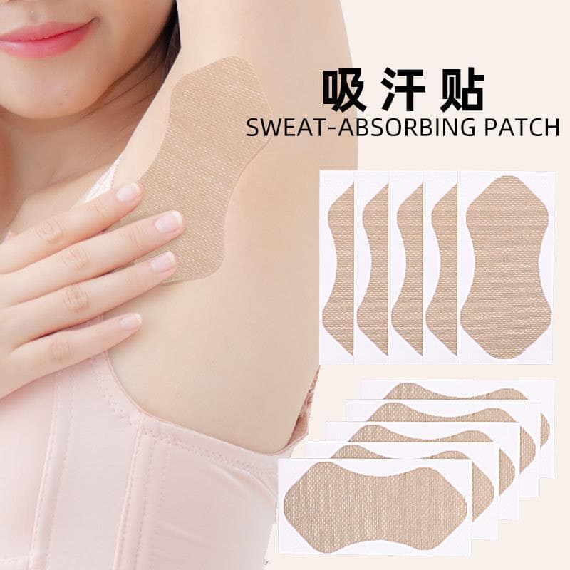 Cross-Border Hot-Selling Elastic Cotton Sweat Absorbent Pads, Underarm Long-Lasting Sweat-Blocking Invisible Breathable Barriers