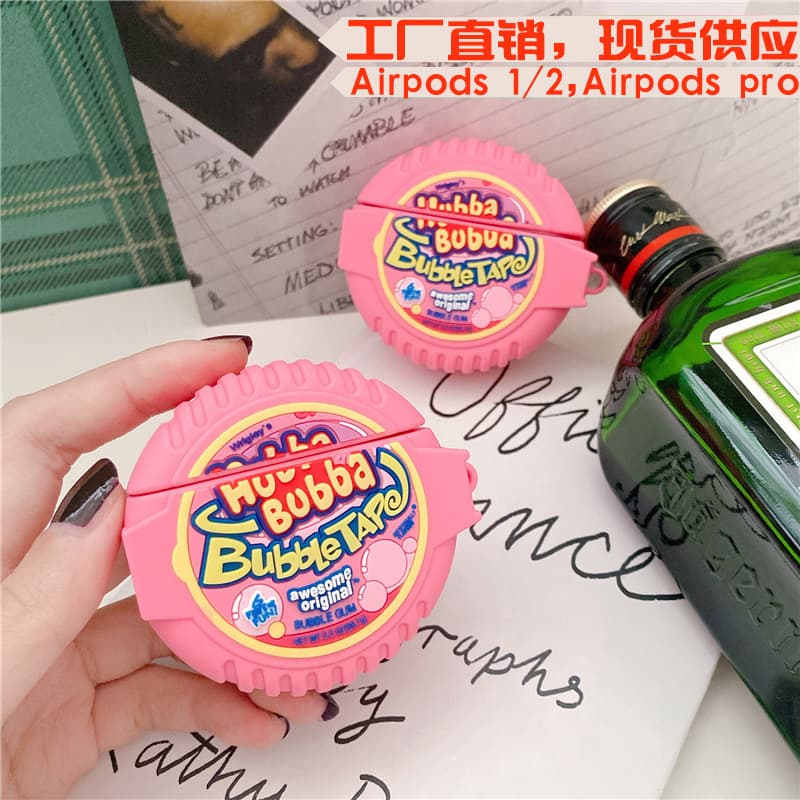Bubble Gum Compatible Airpods 1/2 Wireless Bluetooth Earphone Case Airpods Pro Earphone Cover