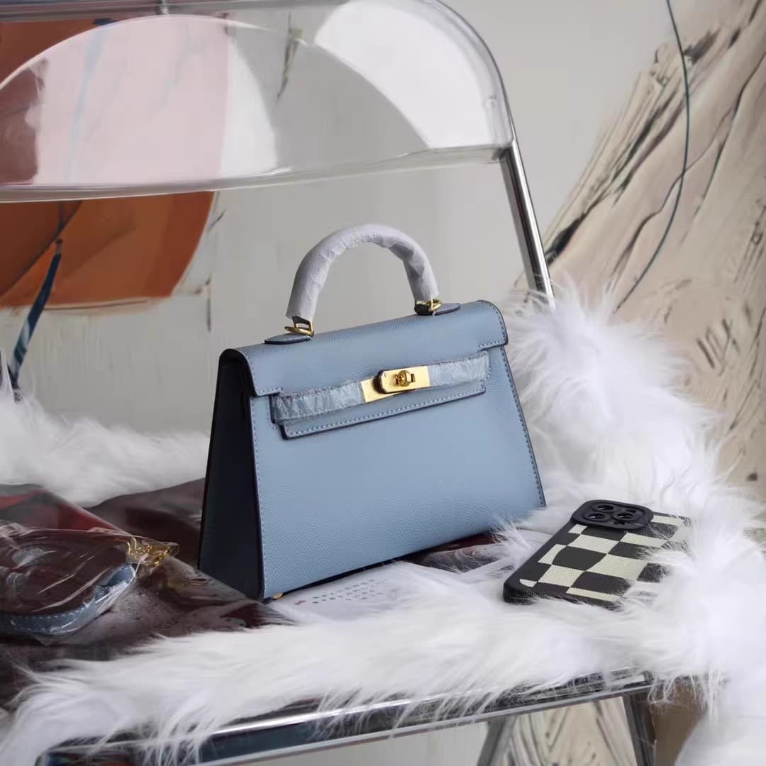 2026 New Second Generation Mini Kelly Bag CIVKAILI Bag Shoulder Crossbody Genuine Leather Women's Bag Cowhide Handbag